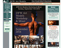Tablet Screenshot of dfwartmodels.com